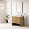 James Martin Vanities Hudson 36in Single Vanity, Light Natural Oak w/ 3 CM White Zeus Top 435-V36-LNO-3WZ - alternate 7